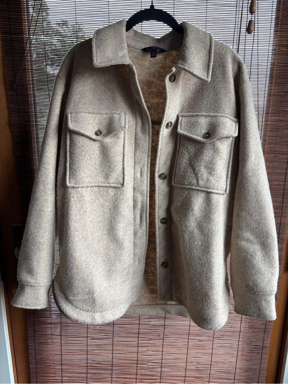 Banana Republic Beige Shirt Jacket